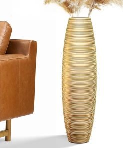 Luxury Textured Vase (Gold)