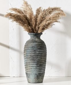 Ceramic Rustic Vase (Black Bronze)